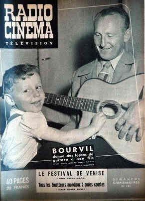 RADIO CINEMA TELEVISION/TELERAMA magazine side cover Issue 191 13 September 1953
