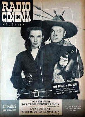 RADIO CINEMA TELEVISION/TELERAMA magazine side cover Issue 210 24 January 1954