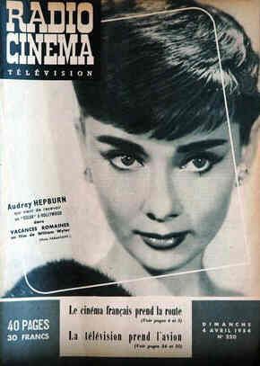 RADIO CINEMA TELEVISION/TELERAMA magazine side cover Issue 220 4 April 1954