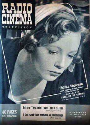 RADIO CINEMA TELEVISION/TELERAMA magazine side cover Issue 227 23 May 1954