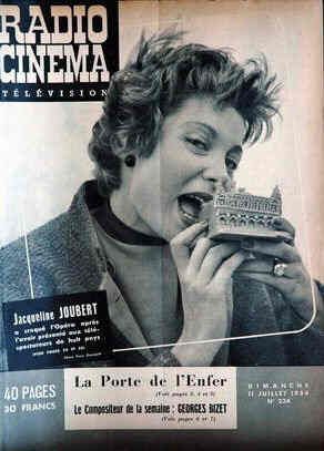 RADIO CINEMA TELEVISION/TELERAMA magazine side cover Issue 234 11 July 1954