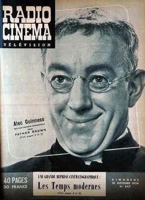 RADIO CINEMA TELEVISION/TELERAMA magazine side cover Issue 247 10 October 1954