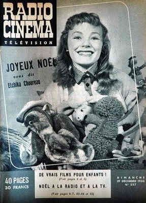 RADIO CINEMA TELEVISION/TELERAMA magazine side cover Issue 257 19 December 1954