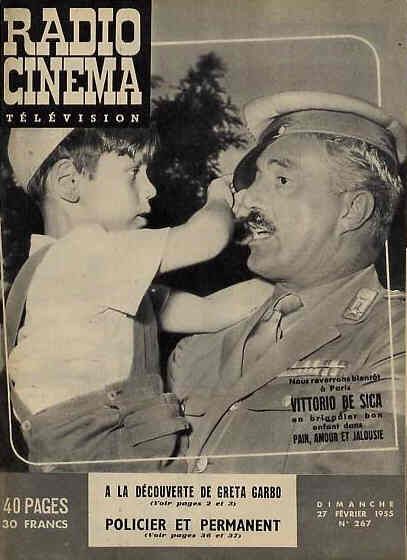 RADIO CINEMA TELEVISION/TELERAMA magazine side cover Issue 267 27 February 1955
