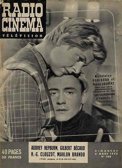 RADIO CINEMA TELEVISION/TELERAMA magazine side cover Issue 268 6 March 1955