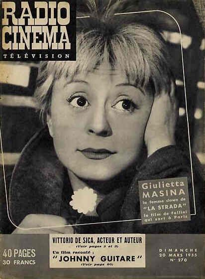 RADIO CINEMA TELEVISION/TELERAMA magazine side cover Issue 270 20 March 1955