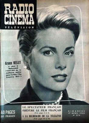 RADIO CINEMA TELEVISION/TELERAMA magazine side cover Issue 274 17 April 1955