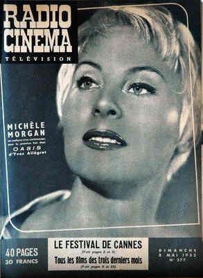 RADIO CINEMA TELEVISION/TELERAMA magazine side cover Issue 277 8 May 1955
