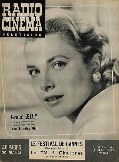 RADIO CINEMA TELEVISION/TELERAMA magazine side cover Issue 278 15 May 1955