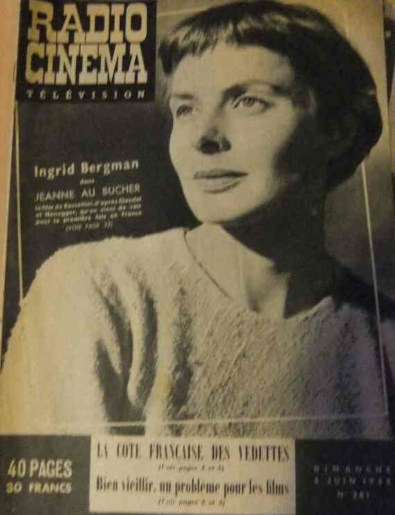 RADIO CINEMA TELEVISION/TELERAMA magazine side cover Issue 281 5 June 1955