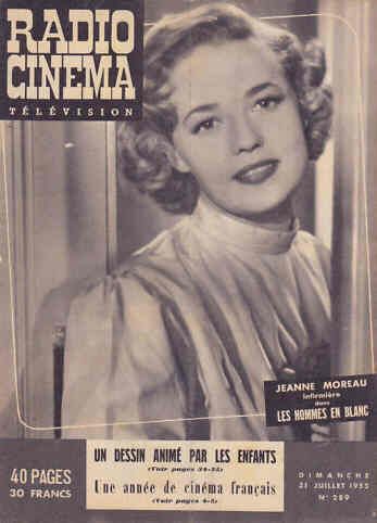 RADIO CINEMA TELEVISION/TELERAMA magazine side cover Issue 289 31 July 1955