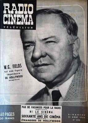 RADIO CINEMA TELEVISION/TELERAMA magazine side cover Issue 292 21 August 1955