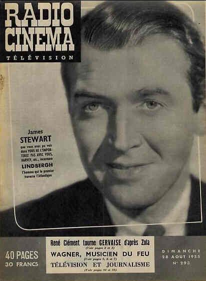 RADIO CINEMA TELEVISION/TELERAMA magazine side cover Issue 293 28 August 1955