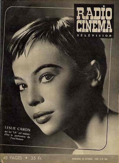 RADIO CINEMA TELEVISION/TELERAMA magazine side cover Issue 301 23 October 1955