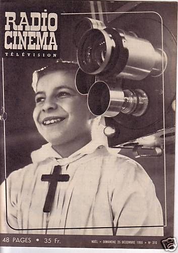 RADIO CINEMA TELEVISION/TELERAMA magazine side cover Issue 310 25 December 1955