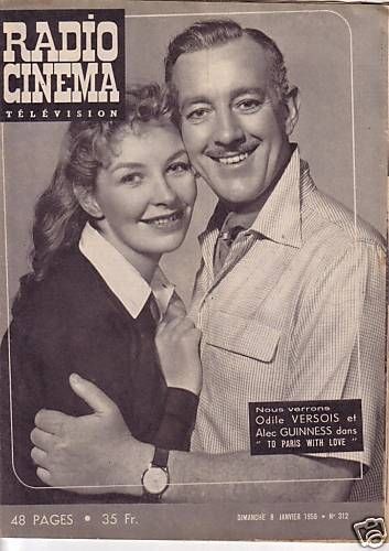 RADIO CINEMA TELEVISION/TELERAMA magazine side cover Issue 312 8 January 1956