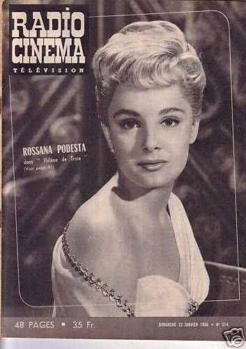 RADIO CINEMA TELEVISION/TELERAMA magazine side cover Issue 314 22 January 1956