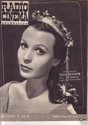 RADIO CINEMA TELEVISION/TELERAMA magazine side cover Issue 316 5 February 1956
