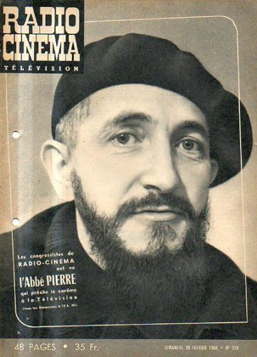 RADIO CINEMA TELEVISION/TELERAMA magazine side cover Issue 319 26 February 1956