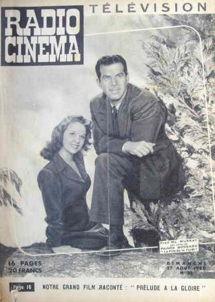 RADIO CINEMA TELEVISION/TELERAMA magazine side cover Issue 32 27 August 1950
