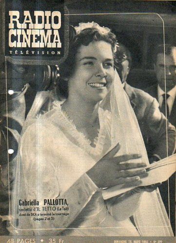 RADIO CINEMA TELEVISION/TELERAMA magazine side cover Issue 322 18 March 1956