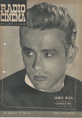 RADIO CINEMA TELEVISION/TELERAMA magazine side cover Issue 326 15 April 1956
