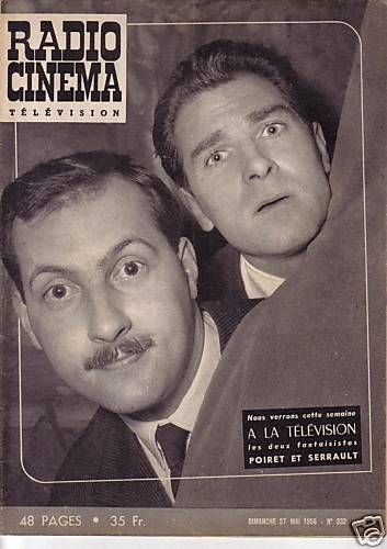 RADIO CINEMA TELEVISION/TELERAMA magazine side cover Issue 332 27 May 1956