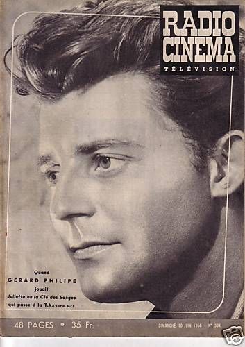RADIO CINEMA TELEVISION/TELERAMA magazine side cover Issue 334 10 June 1956
