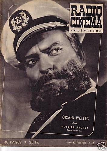 RADIO CINEMA TELEVISION/TELERAMA magazine side cover Issue 335 17 June 1956