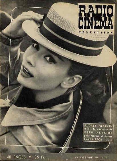 RADIO CINEMA TELEVISION/TELERAMA magazine side cover Issue 338 8 July 1956