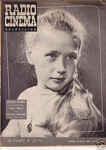 RADIO CINEMA TELEVISION/TELERAMA magazine side cover Issue 339 15 July 1956