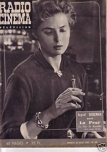 RADIO CINEMA TELEVISION/TELERAMA magazine side cover Issue 340 22 July 1956