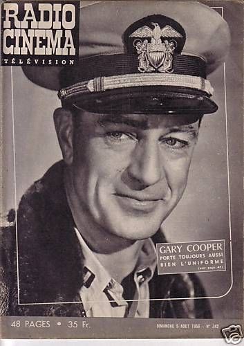 RADIO CINEMA TELEVISION/TELERAMA magazine side cover Issue 342 5 August 1956