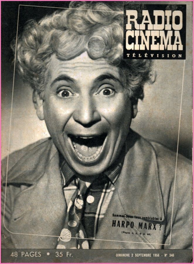 RADIO CINEMA TELEVISION/TELERAMA magazine side cover Issue 346 2 September 1956