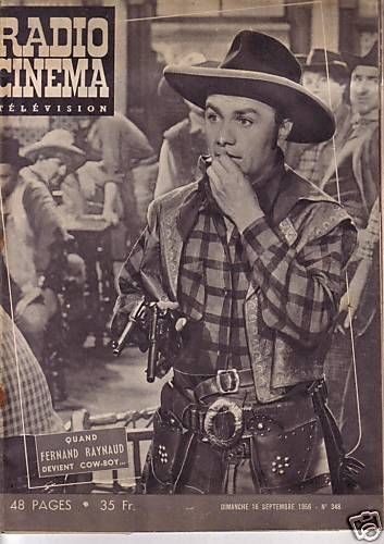 RADIO CINEMA TELEVISION/TELERAMA magazine side cover Issue 348 16 September 1956