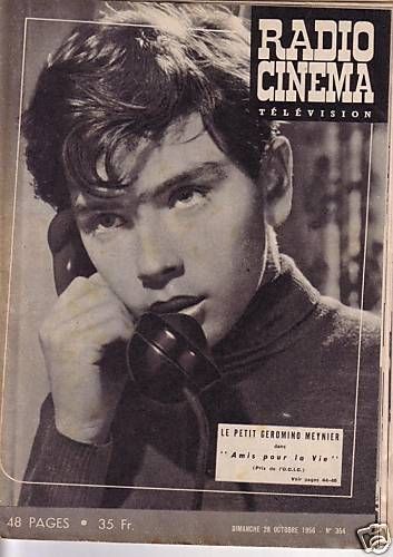 RADIO CINEMA TELEVISION/TELERAMA magazine side cover Issue 354 28 October 1956