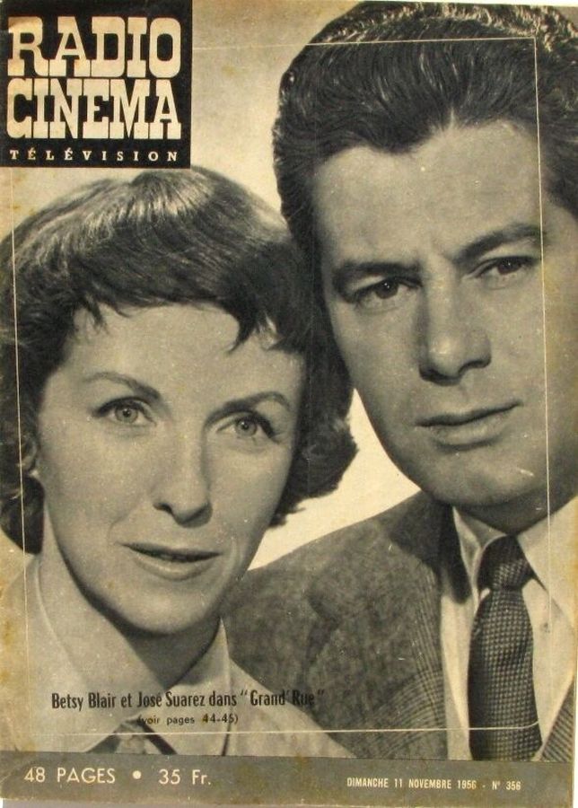 RADIO CINEMA TELEVISION/TELERAMA magazine side cover Issue 356 11 November 1956