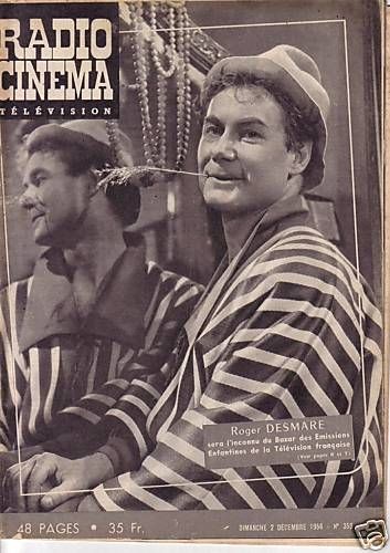 RADIO CINEMA TELEVISION/TELERAMA magazine side cover Issue 359 2 December 1956