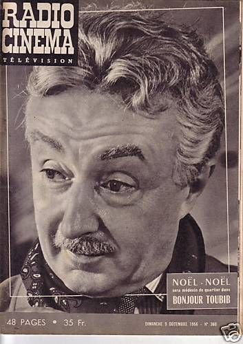 RADIO CINEMA TELEVISION/TELERAMA magazine side cover Issue 360 9 December 1956