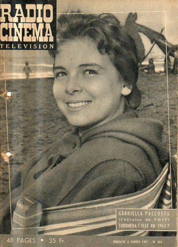 RADIO CINEMA TELEVISION/TELERAMA magazine side cover Issue 364 6 January 1957