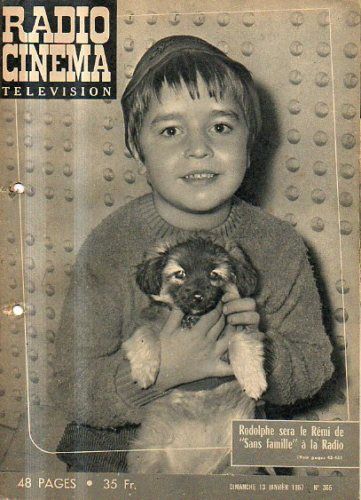 RADIO CINEMA TELEVISION/TELERAMA magazine side cover Issue 365 13 January 1957