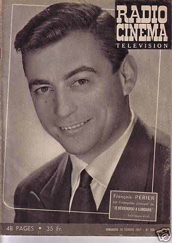 RADIO CINEMA TELEVISION/TELERAMA magazine side cover Issue 369 10 February 1957