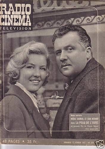 RADIO CINEMA TELEVISION/TELERAMA magazine side cover Issue 370 17 February 1957