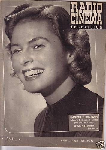 RADIO CINEMA TELEVISION/TELERAMA magazine side cover Issue 374 17 March 1957