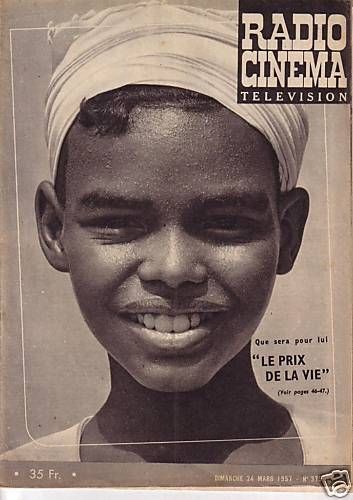 RADIO CINEMA TELEVISION/TELERAMA magazine side cover Issue 375 24 March 1957