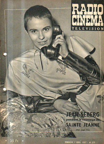 RADIO CINEMA TELEVISION/TELERAMA magazine side cover Issue 377 7 April 1957