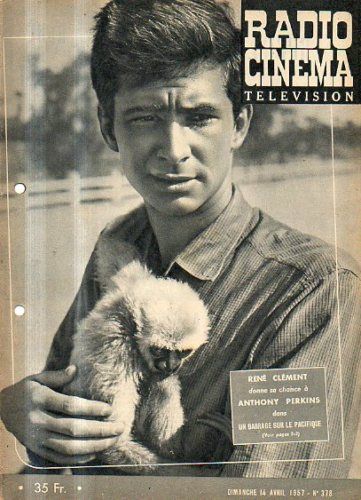 RADIO CINEMA TELEVISION/TELERAMA magazine side cover Issue 378 14 April 1957