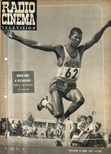 RADIO CINEMA TELEVISION/TELERAMA magazine side cover Issue 380 28 April 1957
