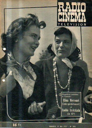 RADIO CINEMA TELEVISION/TELERAMA magazine side cover Issue 383 19 May 1957