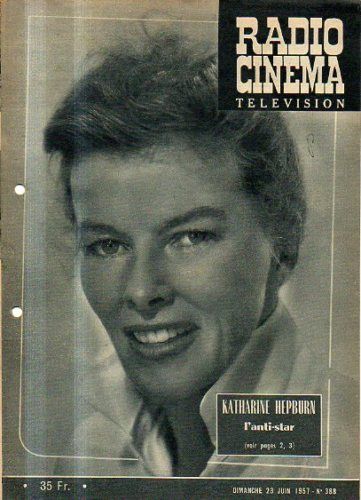 RADIO CINEMA TELEVISION/TELERAMA magazine side cover Issue 388 23 June 1957